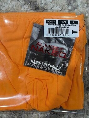 Andrew Christian Almost Naked Low Rise Brief in Orange